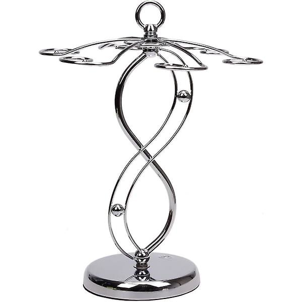 Vinställ i rostfritt stål, elegant glasstorkställ / vinställ / häftklammerhållare