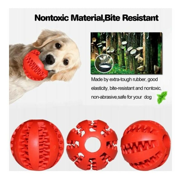 Röd, 7 cm i diameter molar leksak vattenmelon boll husdjur leksak boll hund  leksak HANBING ce1b | Fyndiq