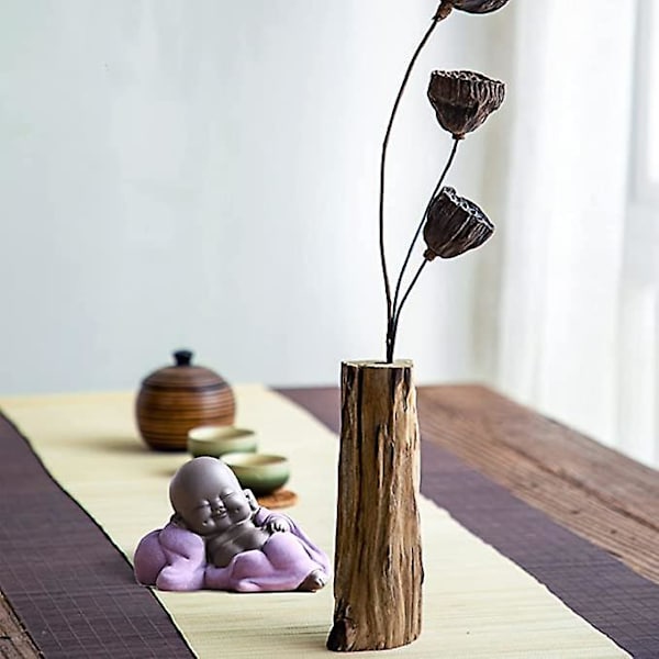 Qikuver Skrattande Maitreya Buddha, Keramik Buddha Staty, Dekorativ Teskulptur, Mini Sittande Lyckliga Buddha Prydnader, Heminredning Trädgårds Prydnader (P