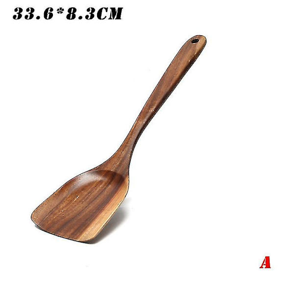 Träslev med upphängningshål, nonstick, köksredskap (E)