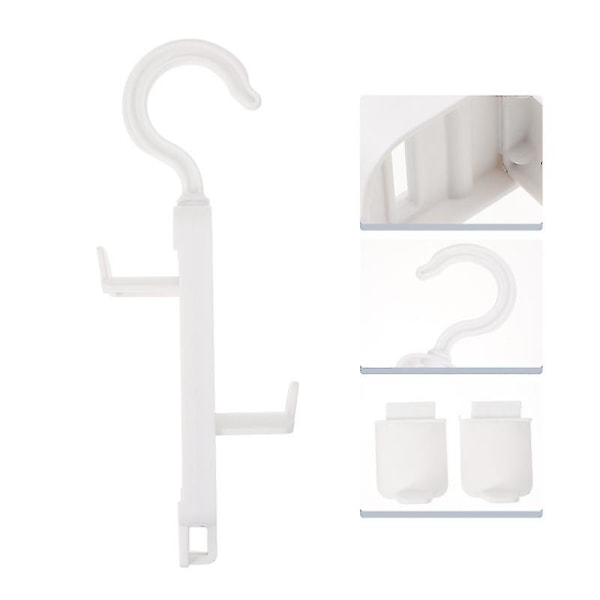 5 stk. Drejelige Krog Håndtasker Hanger Håndtaske Stativ Skab Organizer Stang Hanger