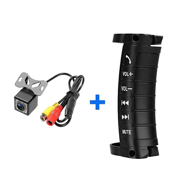 Universal fjärrkontroll Bilratt knapp fjärrkontroll bilnavigation DVD/2 din android/window Bluetooth-kabel (D)