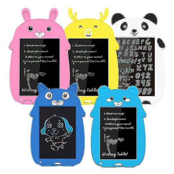 LCD-kirjoituslevy, 8,5 tuuman piirustuslevy lapsille, doodle-taulu (vaaleanpunainen kissanpentu)