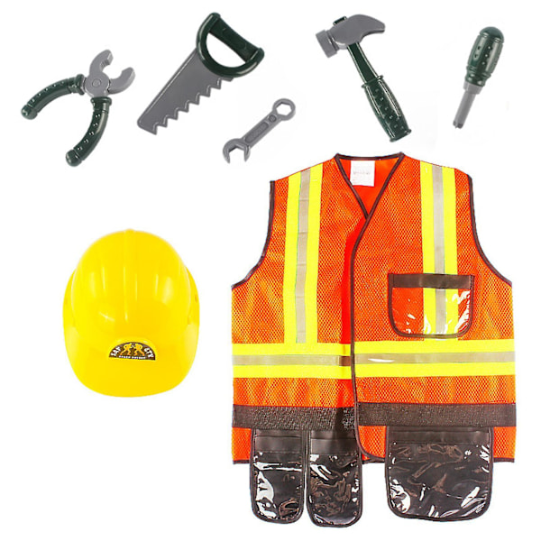Byggearbeid Cosplay Arbeidsleker For Barn Slitesterke Lekestueleker Gave Til Bursdag Jul
