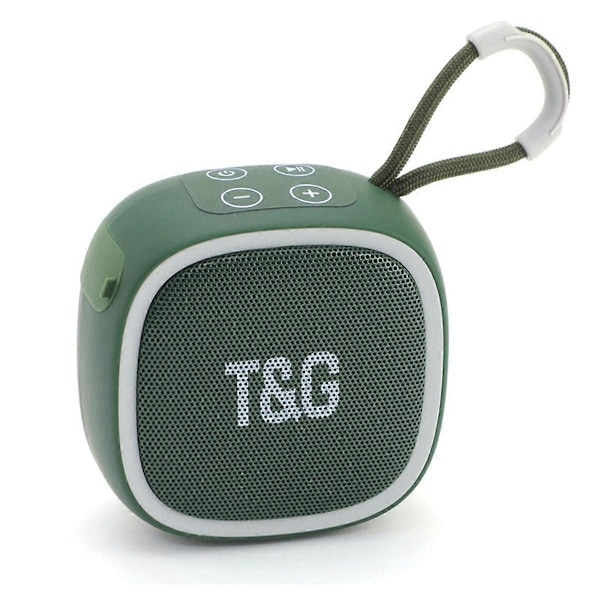 TG659 Bluetooth-högtalare utomhus trådlös subwoofer mini-högtalare portabel kortläsare grön