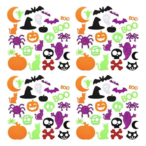 500 stk Halloween-klistremerker for Halloween-dekorasjon