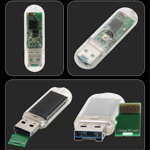 T-Display Nerdminer T-Dongle-S3 med LCD Bitcoin Hashrate 70KH/S 16M Flash Support WiFi Bluetooth TFCcard USB med LCD