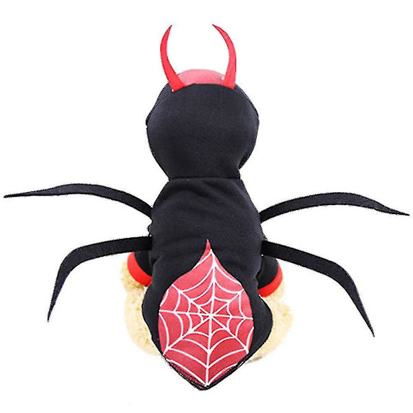 Husdjurskläder i tyg med snygg skalbaggedesign, cosplay-kostym, Halloween-kläder för valp, storlek XL