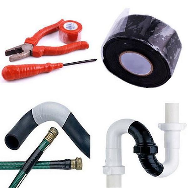 2 kpl itseliimautuvaa silikoniteippiä 2,5 cm * 3 m, 2,5 cm * 1,5 m