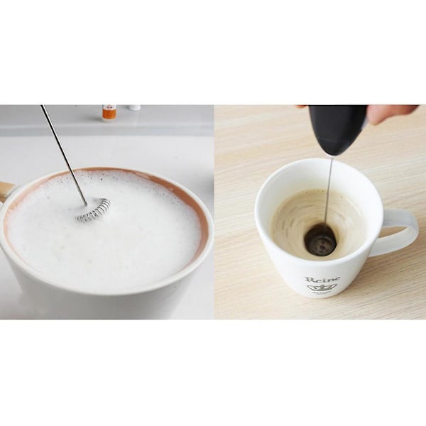 3PCS Mini Elektrisk Kaffe Blender Håndholdt Eggbeater Boble Drikke Rør Stang Kreativ Elektrisk Visp Elektrisk Kaffe Mikser Melk Visp
