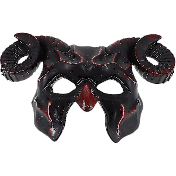 Halloween Mask Ornament Maskerad Mask Läskig Mask Oxhorn Dekorativ Mask