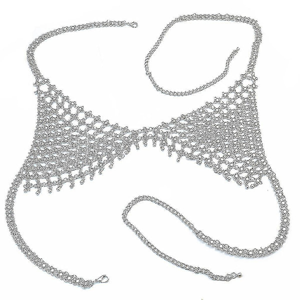 Kvinne Kroppkjede Trend Metall Halskjede Sexy Uthuling BH Kjede Kroppkjede