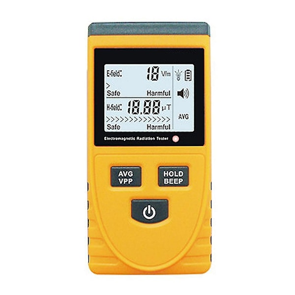 Elektromagnetisk Strålingstester Digital Elektromagnetisk Strålingsdetektor Emf Måler Tæller Dosimeter Tester