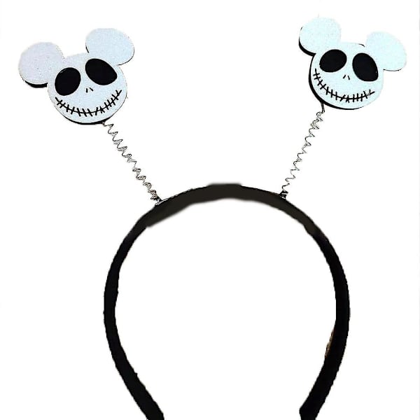 Höstpumpa Skalle Fjäderhuvudband Cosplay Kostym Huvudband Halloween Huvudbonad