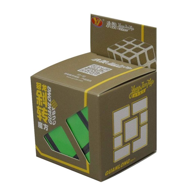 3x3 Intellect Black Base Speed ​​Pussel Tilt Twist Rubik's Cube