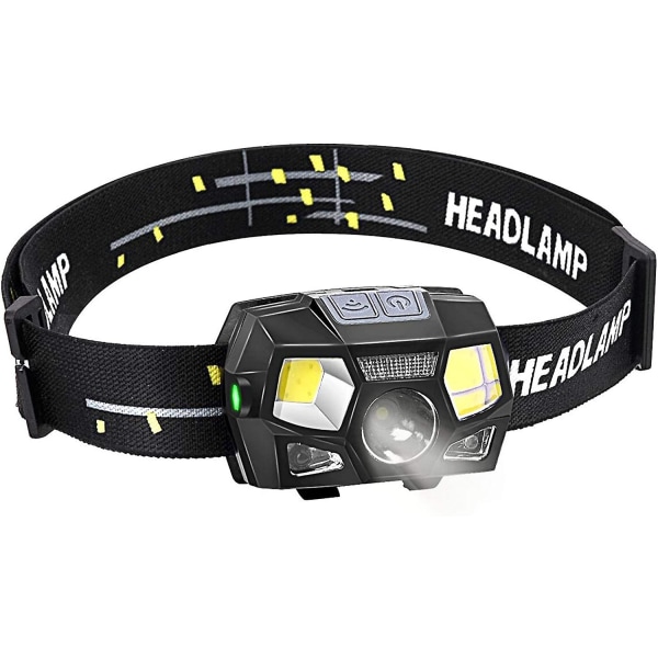 Strålkastare, 300 Lumens USB Uppladdningsbar LED Kraftfull huvudlampa