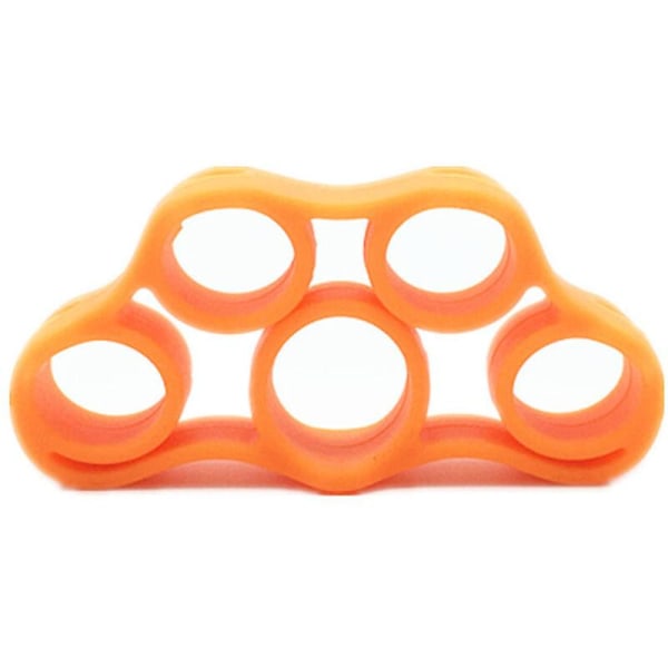 Orange Silikon Finger Träning Puller Mus Hand Finger Träningstränare Liten Fem Finger Fitness Puller-Finger Stretching Exerciser Fi,11LB