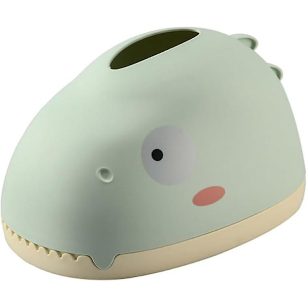 Tegneserie Dinosaur Tissue Box Holder, Serviet Papir Organizer Holder Opbevaringsboks Beholder Desktop Tissue Holder Tissue Etui