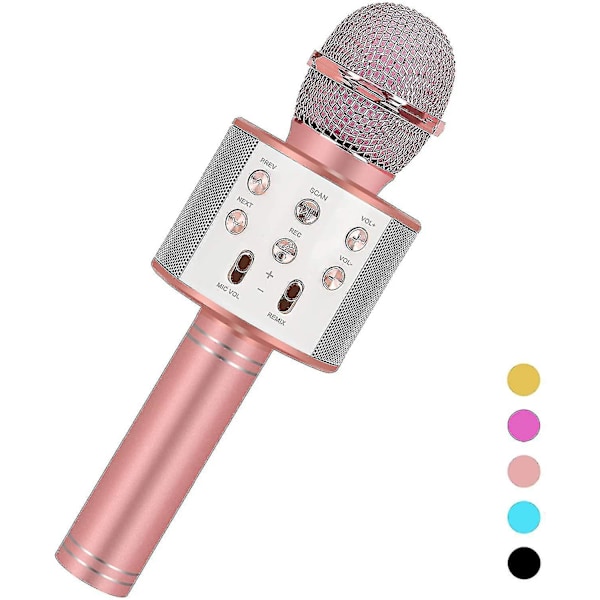 Syntymäpäivälahjat 6-15-vuotiaille tytöille ja pojille, Bluetooth-langaton karaoke-mikrofoni, juhlahälytys teini-ikäisille pojille ja tytöille, lelut 4-12-vuotiaille
