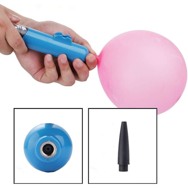 1 STK bollpumpar, luftpump för bollar, bärbar tvåvägs snabb fyllning handluftpump