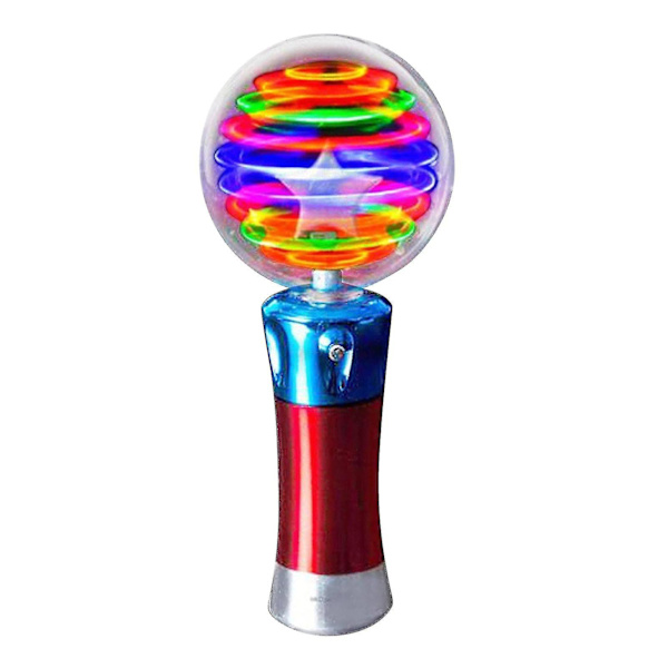 Barnens Luminous Magic Ball Toy Stick Led Flash-roterande Ljusshow Leksak