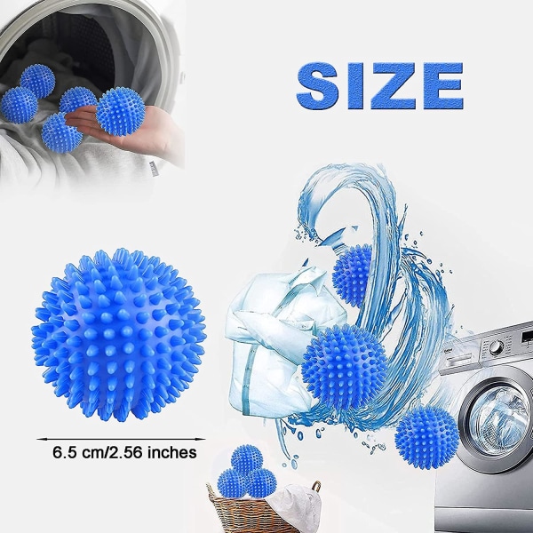 Klær Vaskekuler 6 stk Klær Vaskeverktøy Vaskeverktøy Ball Vaskemaskin