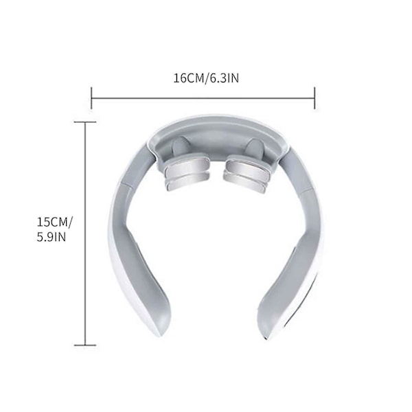 Skönhetsutrustning Cervikal Vertebra Instrument Laddning Nackskydd Värme Nacke Och Axel Fysioterapi Instrument