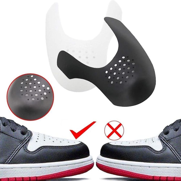 2 paria urheilujalkineet kengät suojat, ryppyjä estävät kengät suojat varpaat laatikko vähentää, ehkäistä urheilujalkineet kengät ryppyjen masennusta