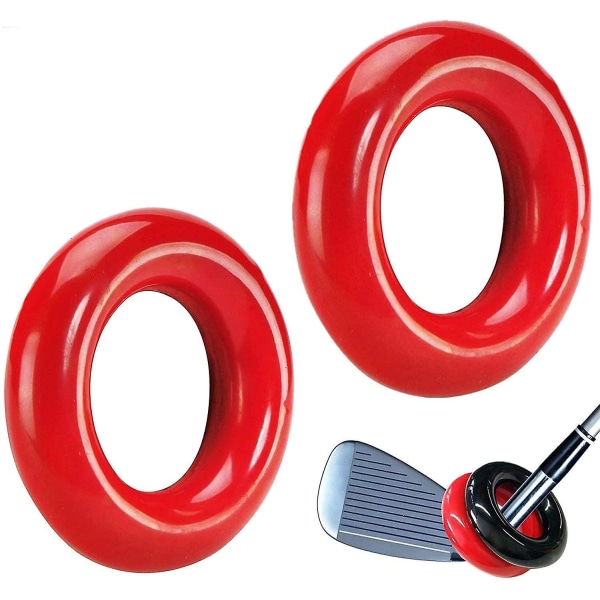 2 pakke vægtede golfsvingringe til opvarmning af golfkøller - holdbar - muskelopvarmning