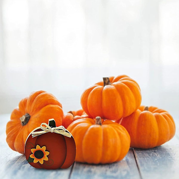 Pcs Thanksgiving Kalkon Träskylt, Inomhus Pumpa Stående Bakgrunder Ornament Set Höst Borddekorationer