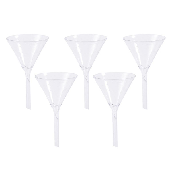 5 st glasvaror Labware analytisk kemi matnings tratt vätska eller fast triangel tratt tjock hög temperaturbeständig verktyg 40mm