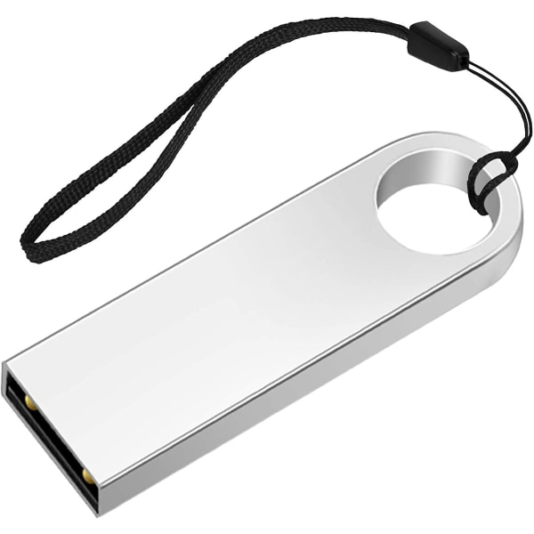 64 Gt USB muistitikku USB 3.0 Memory Stick Thumb Drive Memory Stick PC:lle/kannettavalle U-levylle (hopea)