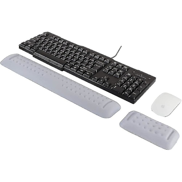 Musmatta och handledsstöd för tangentbord - Set. Ergonomiskt handledsstöd för smärtlindring
