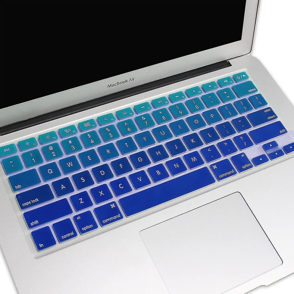 Ultra Thin Keyboard Cover Skin, joka on yhteensopiva Macbook Air/ pro/retina 13" ja 15" kanssa (Applen mallinumero A1466 A1369 A1278 A1286 A1502)