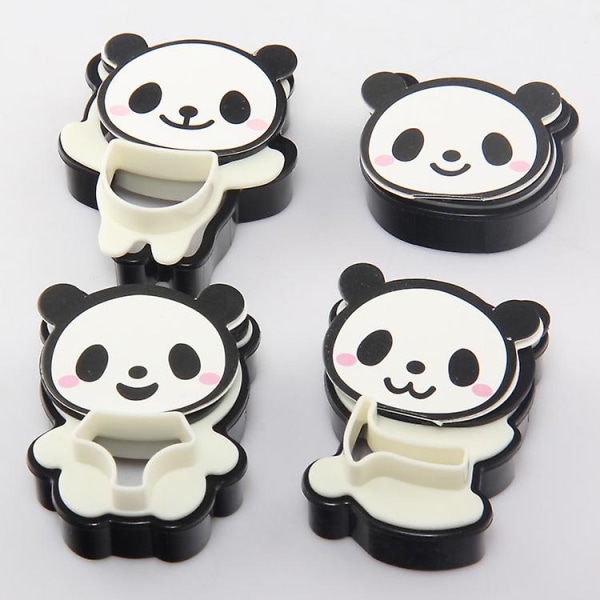Panda bjørn form kake utstikkere, panda formet kake cutter, bake tilbehør, kjøkken tilbehør