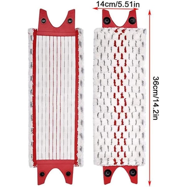 1 pakke med utskiftbare mikrofibermoppputer for Vileda UltraMax gulvrengjøringsmopp påfyll erstatningsspray flat moppklut