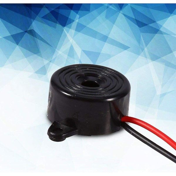 3-24V Aktiv elektronisk ton summer kontinuerlig larmljud kabellängd 120mm