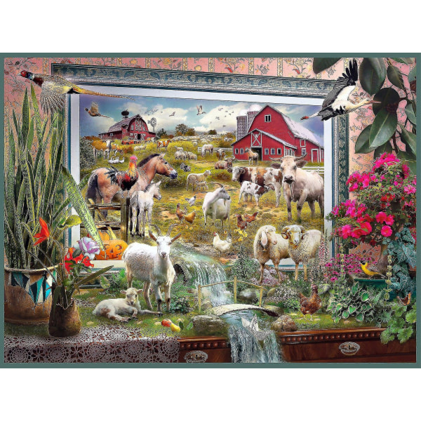 Magic Farm Painting - 5d Diamond Painting Kit, 20x25cm