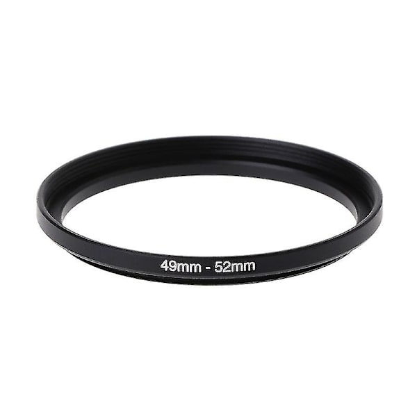 49mm till 52mm metallsteg upp ringar linsadapter filter kameraverktyg tillbehör nya