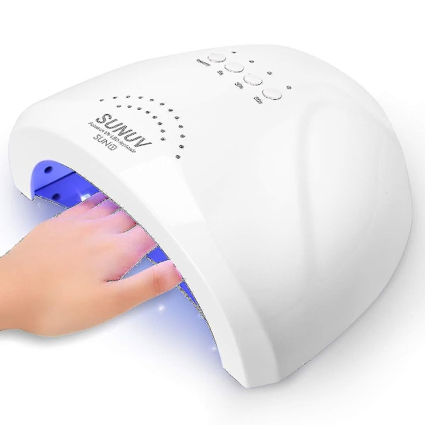 UV LED Neglelampe, Gel Neglelys For Neglelakk 48w UV Tørker Med 3 Timere