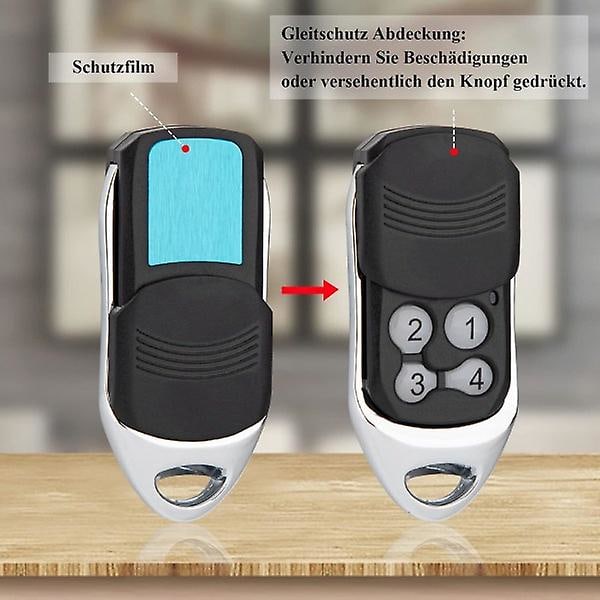 Crawford EA433 2KS/4KS Handhållen sändare - 2-pack - 433,92MHz Scroll Code Fjärrkontroll
