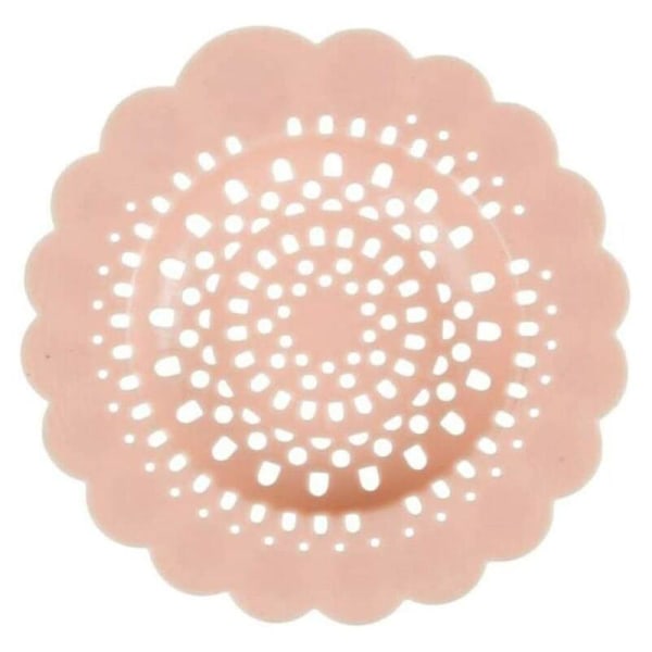 Blomformad silikonfilter för diskho, dusch och handfat, PVC, 12,3 x 12,3 x 0,2 cm
