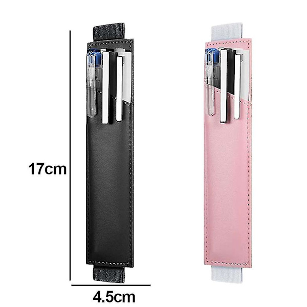 Pennfodral (2-pack), pennfodral med elastiskt band för pennor
