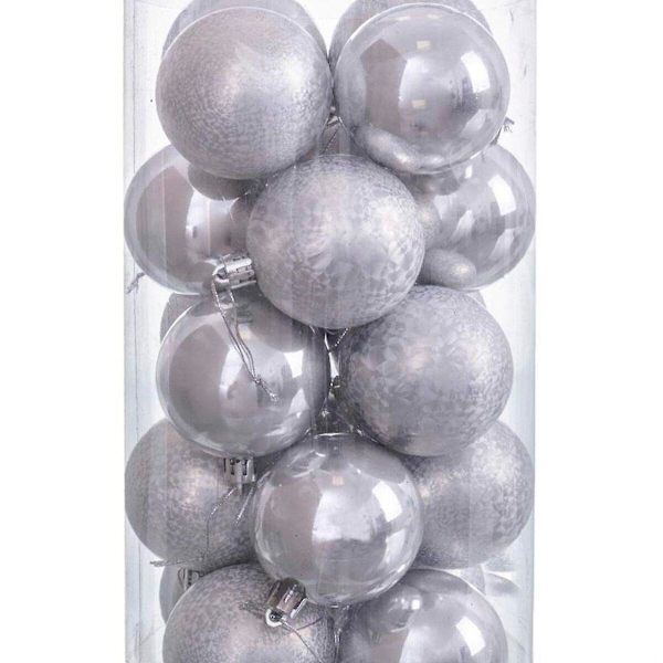 Julgranskulor Koppar Plast 6 x 6 x 6 cm (20 stycken)