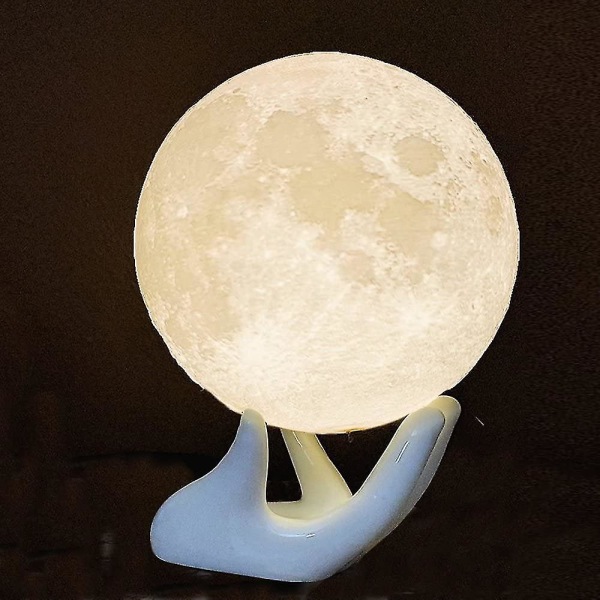 3d Moon Lamp Stand Crystal Ball Stand 3,14x1,85in, 2 stk (keramik)