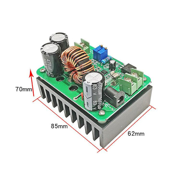 600 W DC 10-60 V - 12-80 V Vaihekytkinmoduuli Tehostusvirtalähde DC-DC Tehostusmoduuli 600 W Aurinkopaneeli Kannettavan Tietokoneen Virtalähde 10-60 V Litra 12-80 V Korkea Teho