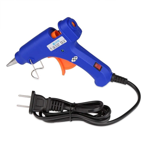 Limpistoler, Mini Hot Glue Gun Ac 110-230v Høytemperatur smeltende limpistolsett med 25 limstifter Fleksibel utløser for små håndverksprosjekter og sealier