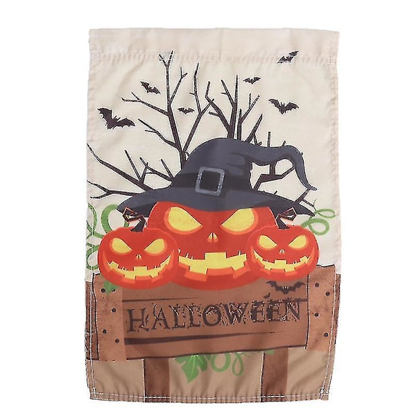 1 stk Halloween Haveflag til Halloween Dekorationer