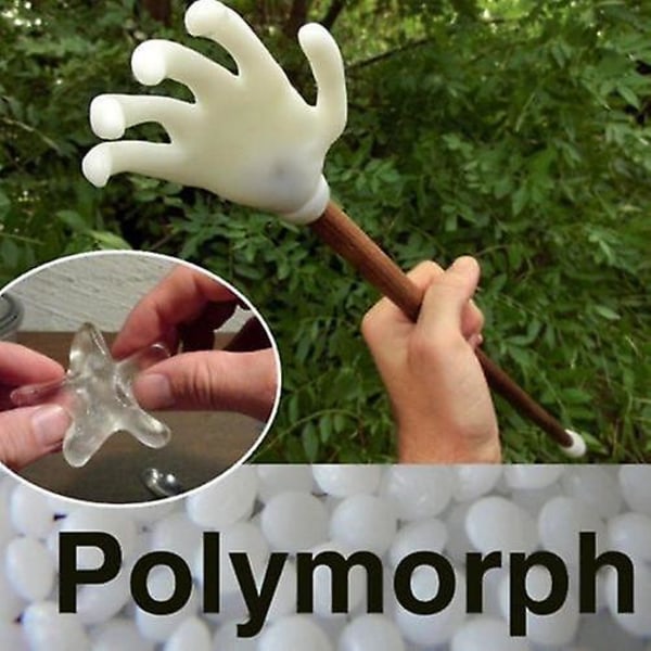 Polymorph Termoplastisk formbar plastpellets 80c Variant Plastpellet A