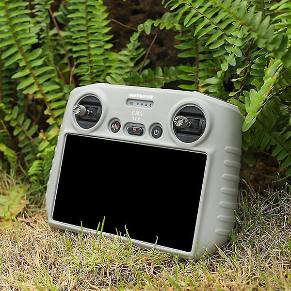 Fjärrkontroll Silikon Skyddshölje Med Solskyddssats För Dji Rc Mini 3 Pro (Med Ljusskydd, Grå)